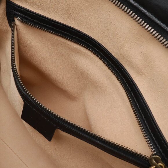 GUCCI Black Leather Shoulder Bag - Picture 9 of 9